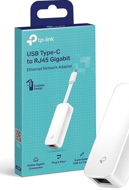 Adaptador Red USB Tipo-C a RJ45 UE300C