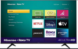 Pantalla Roku SmartTV Hisense 85"