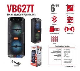 Bocina 6.5"X2 Link bits VB627T
